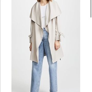 Club Monaco Ellayne Trench, Khaki Stone (Size XS)